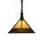 Mission 2 - Light Oil Rubbed Bronze Kitchen Island Pendant