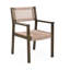 CHAISE DE SALLE À TIRER TRESSÉE (ENSEMBLE DE 2)-105225730