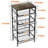 Fruit Basket Kitchen Food Organizer and Rack, Stackable Storage Cart with Desktop, Pull-Out Hollow Metal Basket, Sliding Out Storage-112301184