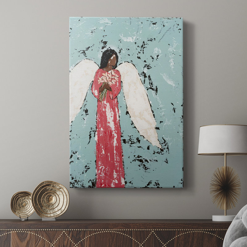 EarthlyAngelI - galerie sur mesure Cavas, H 27 po x l 18 po