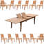 Lagos Outdoor Teak Dining Set-438983575