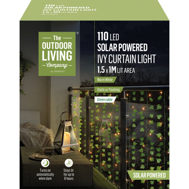 Solar Ivy Curtain 1.5x1m
