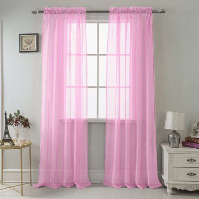 Landose Sheer Curtain Single Panel