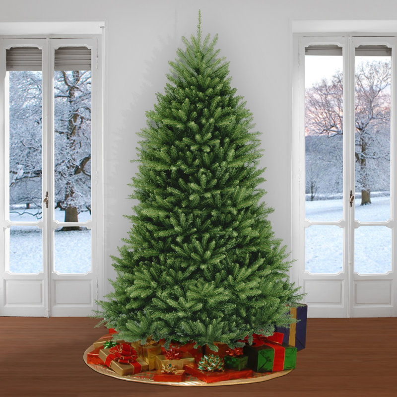 Artificial Fir Christmas Tree, 4.49ft H x 2.92ft W x 2.92ft D
