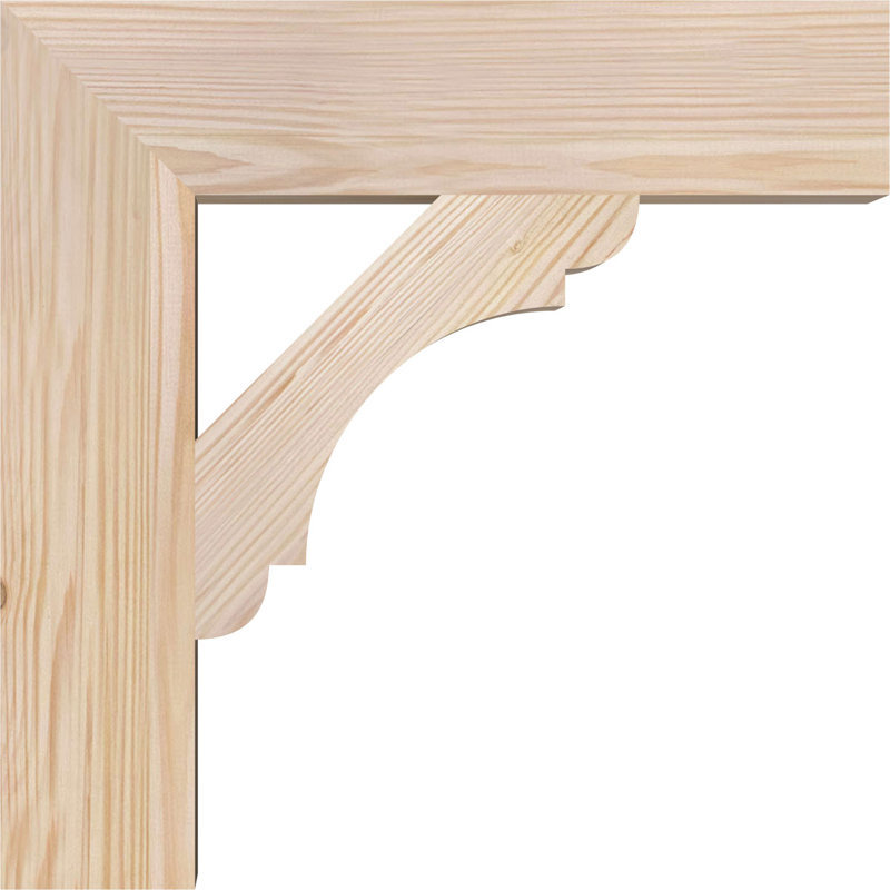 Support de bloc olympique, H 16 po x P 16 po, Sapin Douglas de 3 1/2 po (lisse)
