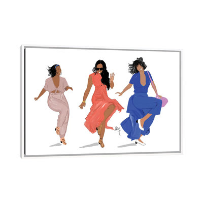 3 Brown Girls by Nicholle Kobi - Print on Canvas