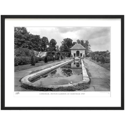 Corsham, Dutch Garden At Hartham 1907 - Single Picture Frame Print