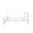 Unique Flower Sturdy System Metal Bed Frame With Headboard And Footboard-239605174