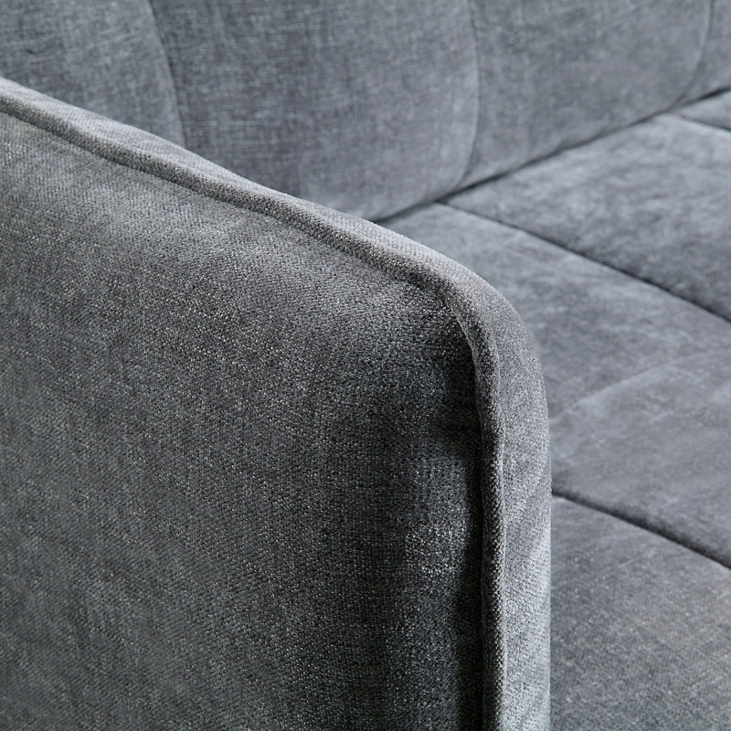 Ensemble de salon 2 pièces Araujo, Gris chenille