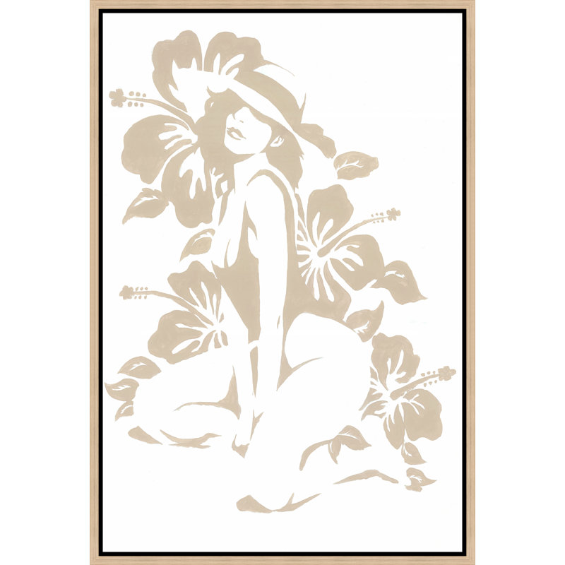 "Basking in Summer III" par Ryan Brown - cadre flottant, impression sur toile