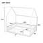 Lits de plancher Safe House, structure de ferme en bois de pin pour chambre d'enfant