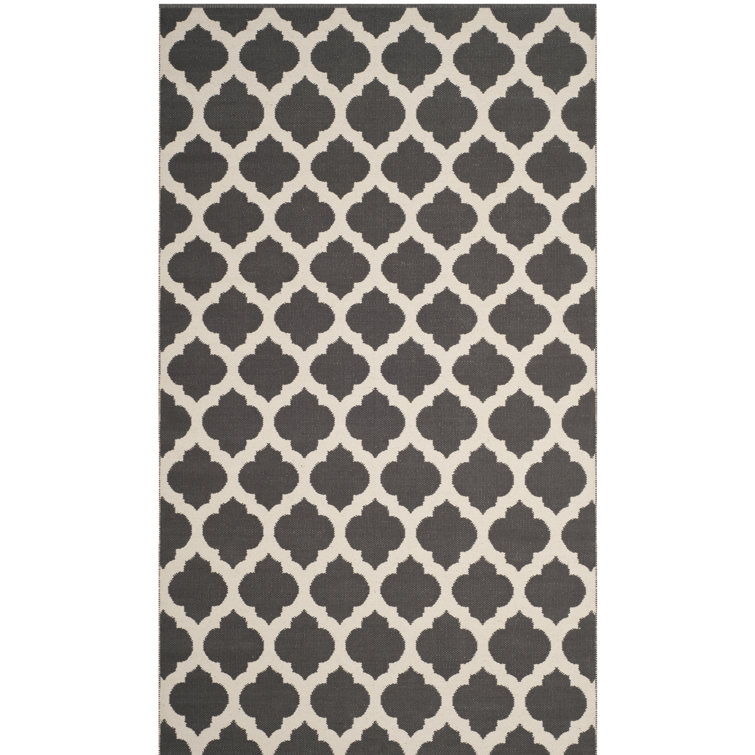 Romona Hand Woven Cotton Geometric Rug