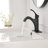 Single Hole Bathroom Faucet With Pop-Up Drain Single Handle Bathroom Sink Faucets Modern Brass Bathroom Basin Taps With Deck Plate-104234666
