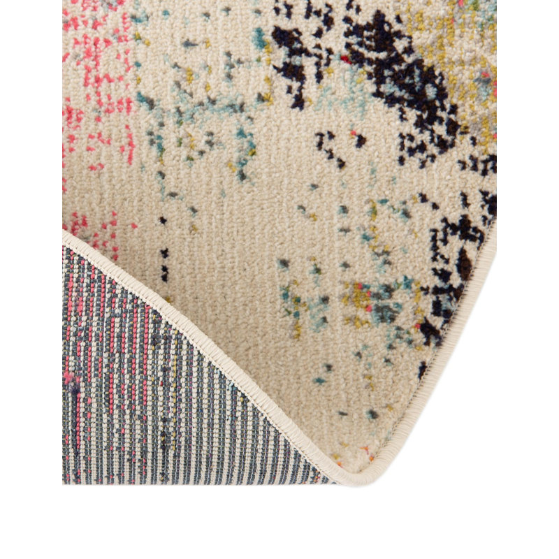 Newburyport Washable Geometric Indoor Rug, Oval 5' x 8'