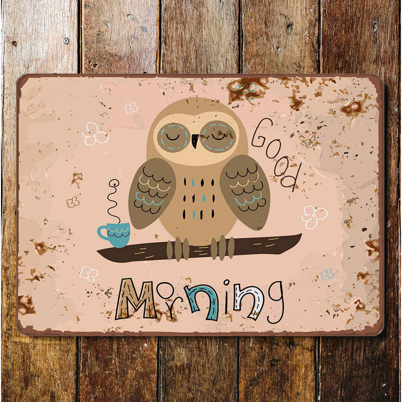 3420 Handmade Wall Decor on Metal, 28cm H x 40cm W