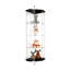 Vitrine en verre avec 4 tablettes