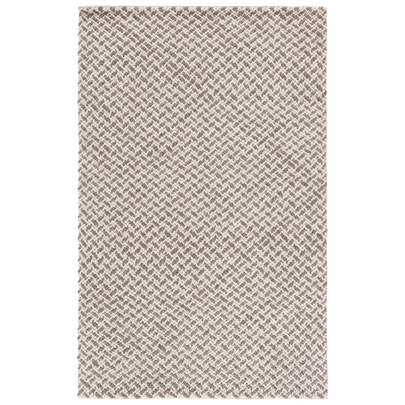 Natural Fiber Couture 104 Hand Loomed Performance Houndstooth Rug, Square 6'