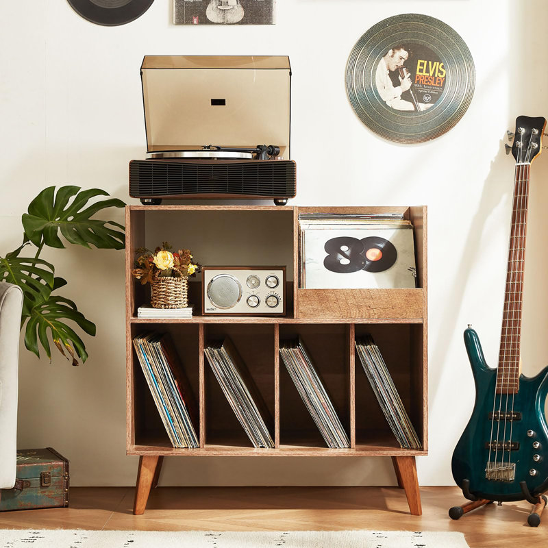 82.6cm H Media Shelves, Oak