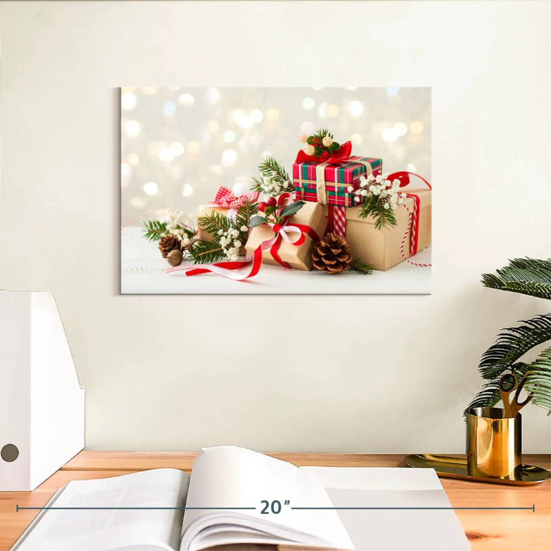 Cadeaux de Noël, H 8 po x l 12 po