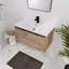 Meuble-lavabo mural 36 po avec lavabo gel