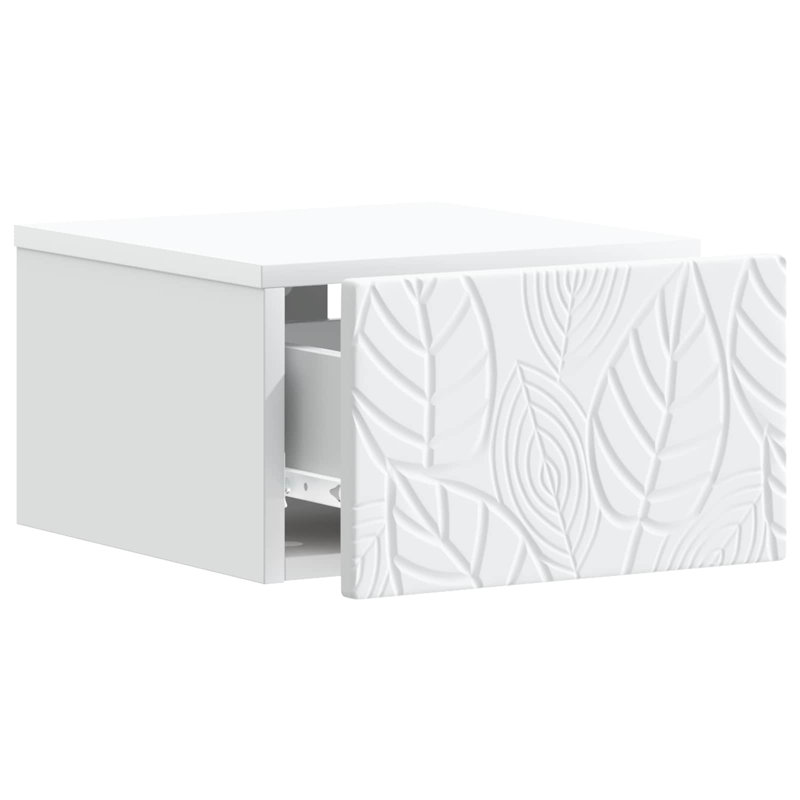49cm W Engineered Wood Bedside Table
