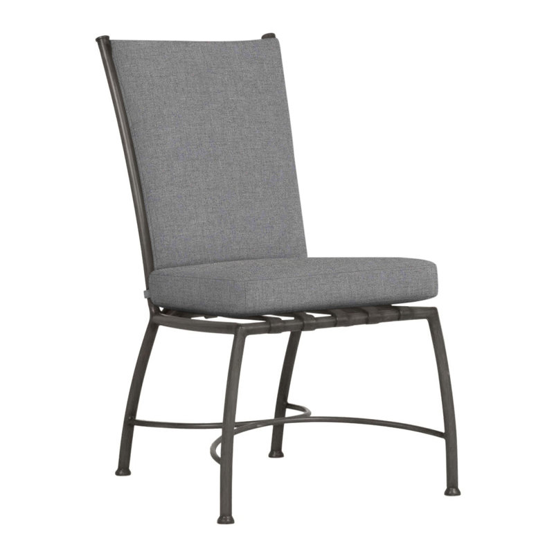 Chaise d'appoint en aluminium Majorca, Pas de soudure, Verona brume