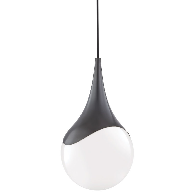 Ariana 1 - Light Single Pendant, Aged Brass, 19.25" H x 10.5" W x 10.5" D