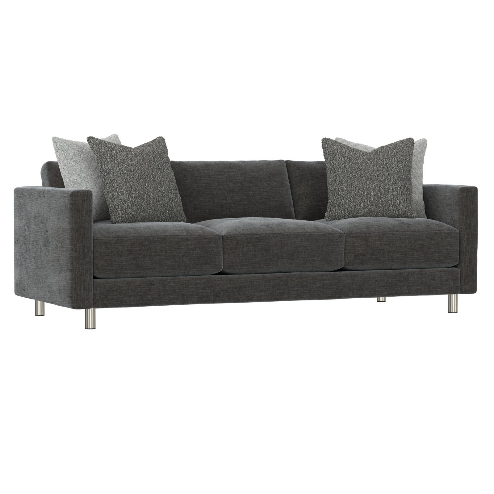 Bernhardt Dakota Sofa, Akiko Graphite Performance 5534-011