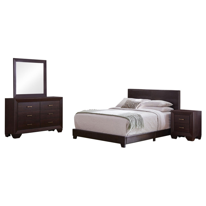 Tremblay 4-piece Full Bedroom Set Dark Cocoa, Full