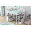 Lit mezzanine avec bureau et tablettes-390512914-390512915