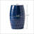 LILAC 12 Inch Barrel-Shaped Lace-Cut Metal Side Table, Perfect For Outdoor Decor And Versatile Use-702442117
