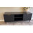 Modern Industrial TV Stand Media Console – Wood & Metal Frame, Open Storage & Cable Management-1707746659