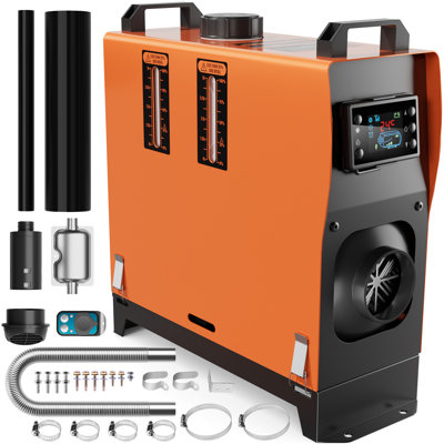 12V 5KW Diesel Air Heater – All-in-One with Remote Control & LCD Display