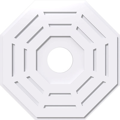 Médaillon de plafond contemporain en PVC Westin