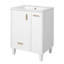 24" Bathroom Vanity With Sink, Bathroom Cabinet With Door Shelf-114222493