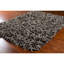 Cyrah Handmade Shag Abstract Black/Brown/Cream Area Rug-1211519349