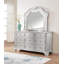 Cadre de grand lit - Commode - Miroir - Commode - Table de chevet-315953149
