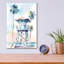 Boho Beachy Lifeguard Stand 5 'par Petals Prints Design, art mural en verre acrylique-78567304