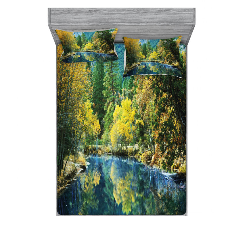 Microfiber Sheet Set, Full/Double Sheet Set with Fitted Sheet