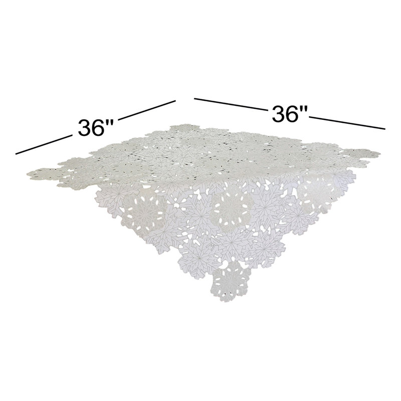 Shimmer Snowflake Table Topper