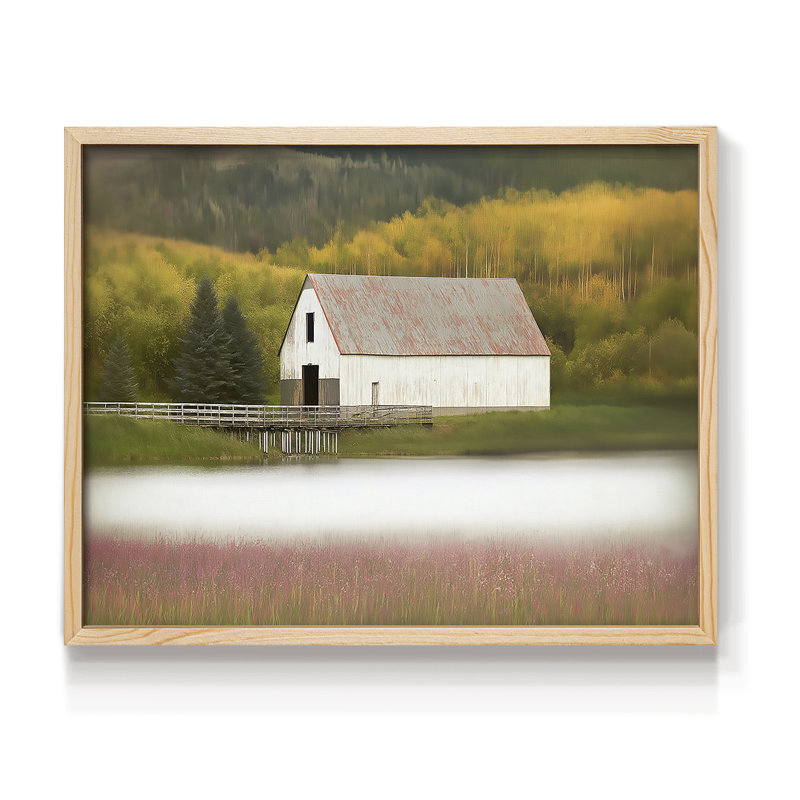 Landscape Series-XXXIX -Framed Print - Restickable, H 8 po x l 10 po, Naturel