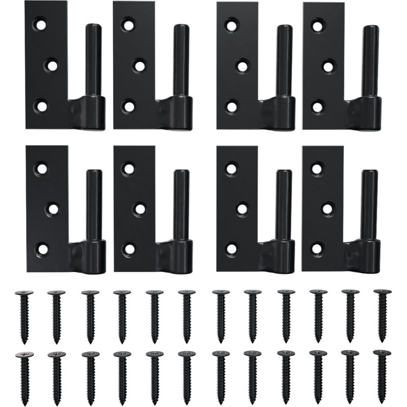 Ensemble de volets décalés SteelTek Jamb Pintel, H 3,25 po x l 2,13 po x P 0,5 po
