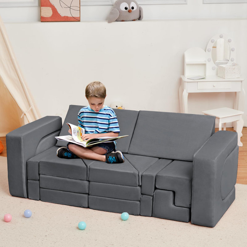 Canapé pour enfants 22 pièces, Gris