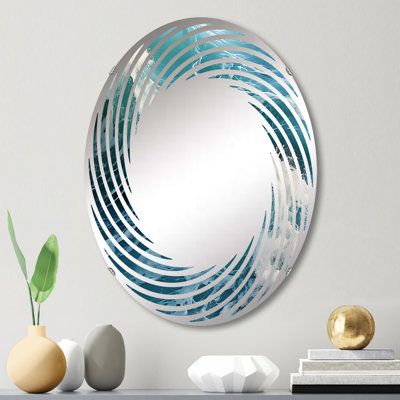 Spiral Wall Mirror-Oval