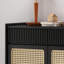 Armoire de rangement pour chaussures en bois massif-98407235