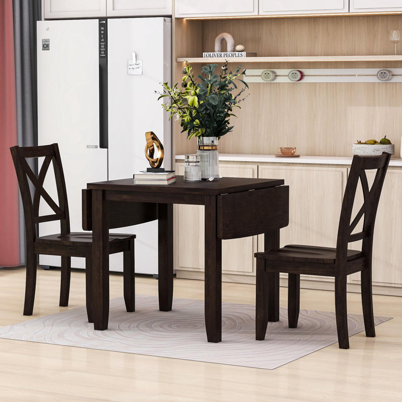 Breighlyn 2 - Person Four Leg Dining Set, Espresso