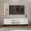 Keikei Unfinished TV Stand for TVs up to 65" with Fireplace Included