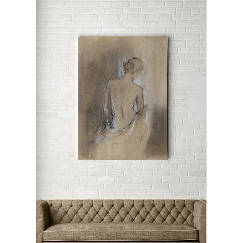 «Draped Figure II», reproduction d'art sur toile tendue, H 30 po x l 40 po x P 1,5 po