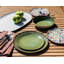 Assiette à salade en mélamine Retreat Pottery NewWave - vert - 8,4 po