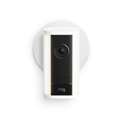 Cam 4K Pro Ring Spotlight, à brancher - Blanc